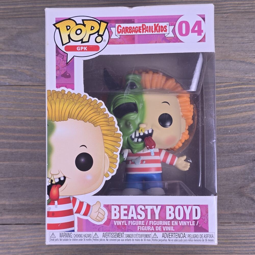 Funko Pop! Garbage Pail Kids - Beasty Boyd #4 - Box w/ Slight Wear. w/ Protector